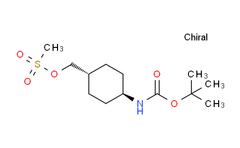 CAS No. 683269-95-6, [trans-4-(Boc-amino)cyclohexyl]methyl Methanesulfonate