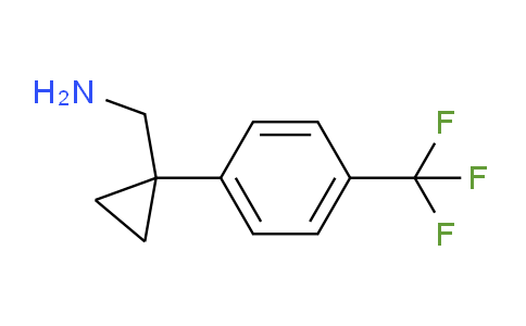 CAS No. 886365-83-9, 1-[4-(Trifluoromethyl)phenyl]cyclopropane-1-methanamine