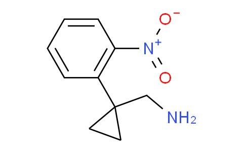 CAS No. 886366-03-6, 1-(2-Nitrophenyl)cyclopropanemethanamine
