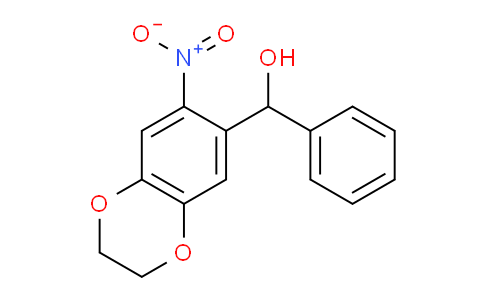 CAS No. 886493-48-7, (7-Nitro-2,3-dihydrobenzo[b][1,4]dioxin-6-yl)(phenyl)methanol
