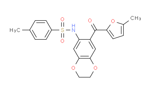 CAS No. 886493-73-8, 4-Methyl-N-(7-(5-methylfuran-2-carbonyl)-2,3-dihydrobenzo[b][1,4]dioxin-6-yl)benzenesulfonamide
