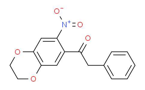 CAS No. 886493-96-5, 1-(7-Nitro-2,3-dihydrobenzo[b][1,4]dioxin-6-yl)-2-phenylethanone
