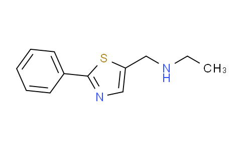 CAS No. 886494-12-8, N-((2-Phenylthiazol-5-yl)methyl)ethanamine