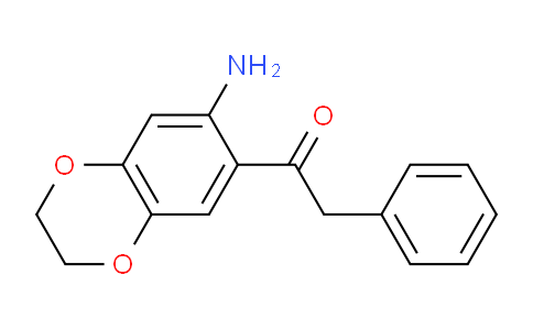 CAS No. 886494-72-0, 1-(7-Amino-2,3-dihydrobenzo[b][1,4]dioxin-6-yl)-2-phenylethanone
