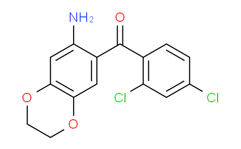 CAS No. 886494-82-2, (7-Amino-2,3-dihydrobenzo[b][1,4]dioxin-6-yl)(2,4-dichlorophenyl)methanone