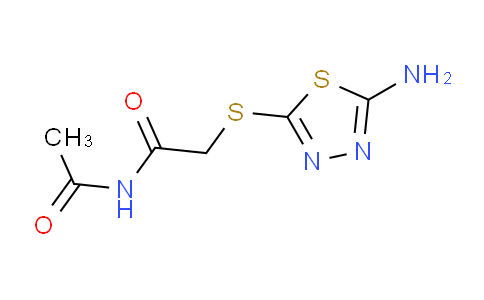 CAS No. 886496-74-8, N-Acetyl-2-((5-amino-1,3,4-thiadiazol-2-yl)thio)acetamide