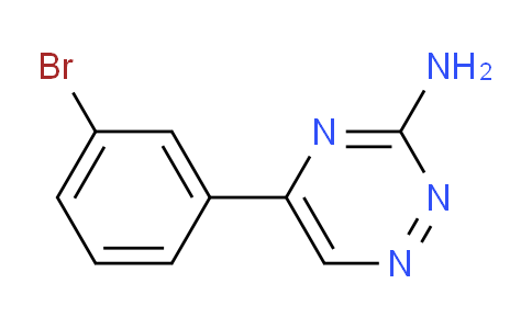 CAS No. 886497-10-5, 5-(3-Bromophenyl)-1,2,4-triazin-3-amine