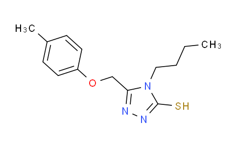 CAS No. 917746-96-4, 4-Butyl-5-((p-tolyloxy)methyl)-4H-1,2,4-triazole-3-thiol