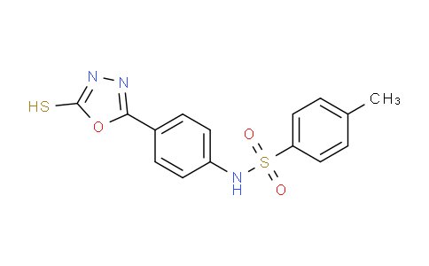 CAS No. 917747-19-4, N-(4-(5-Mercapto-1,3,4-oxadiazol-2-yl)phenyl)-4-methylbenzenesulfonamide