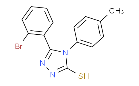 CAS No. 917747-81-0, 5-(2-Bromophenyl)-4-(p-tolyl)-4H-1,2,4-triazole-3-thiol