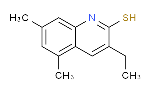 CAS No. 917750-47-1, 3-Ethyl-5,7-dimethylquinoline-2-thiol
