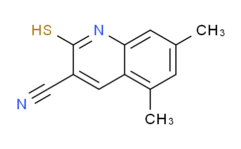 CAS No. 917750-53-9, 2-Mercapto-5,7-dimethylquinoline-3-carbonitrile