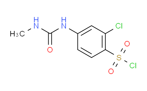 CAS No. 680617-80-5, 2-Chloro-4-(3-methylureido)benzene-1-sulfonyl chloride