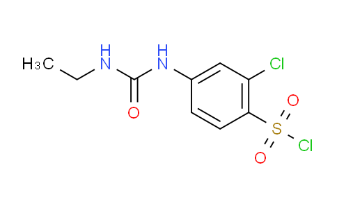 CAS No. 680617-81-6, 2-Chloro-4-(3-ethylureido)benzenesulfonyl chloride