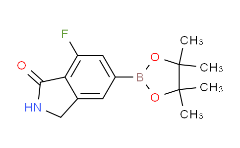 CAS No. 957346-40-6, 7-Fluoro-1-oxoisoindoline-5-boronic Acid Pinacol Ester