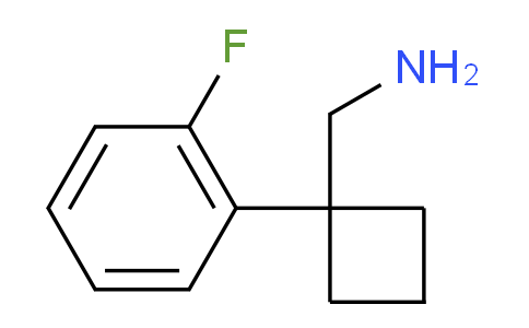 CAS No. 859164-47-9, 1-(2-Fluorophenyl)cyclobutanemethanamine