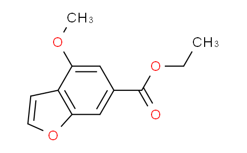 CAS No. 831222-90-3, Ethyl 4-Methoxybenzofuran-6-carboxylate