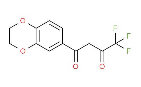 CAS No. 832739-46-5, 1-(2,3-Dihydrobenzo[b][1,4]dioxin-6-yl)-4,4,4-trifluorobutane-1,3-dione