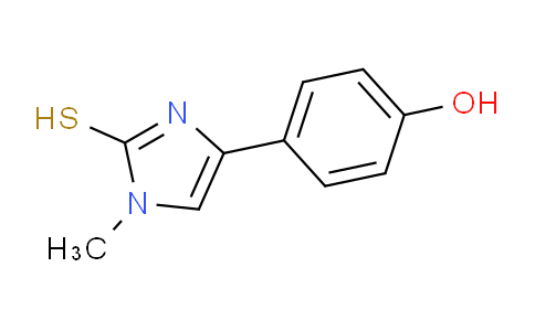 CAS No. 74730-81-7, 4-(2-Mercapto-1-methyl-1H-imidazol-4-yl)phenol