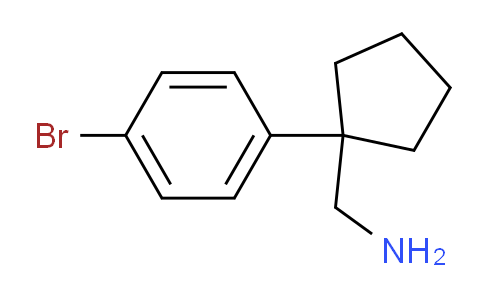 CAS No. 626603-31-4, 1-(4-Bromophenyl)cyclopentanemethanamine