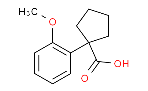 CAS No. 74316-88-4, 1-(2-Methoxyphenyl)cyclopentanecarboxylic Acid