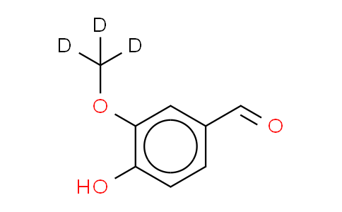 CAS No. 74495-74-2, 4-Hydroxy-3-(methoxy-D3)benzaldehyde