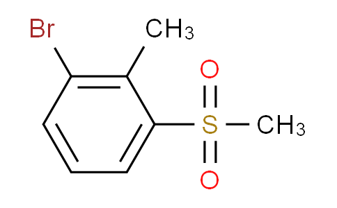 CAS No. 871352-94-2, 1-Bromo-2-methyl-3-(methylsulfonyl)benzene