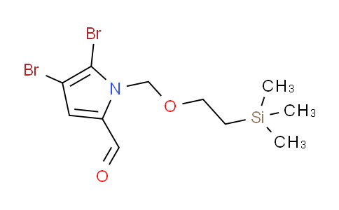 CAS No. 950766-42-4, 4,5-Dibromo-1-[[2-(trimethylsilyl)ethoxy]methyl]-1H-pyrrole-2-carbaldehyde
