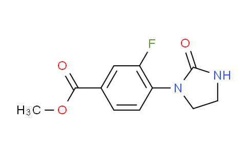 CAS No. 950981-59-6, Methyl 3-fluoro-4-(2-oxoimidazolidin-1-yl)benzoate