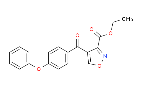 CAS No. 952183-09-4, Ethyl 4-(4-phenoxybenzoyl)isoxazole-3-carboxylate