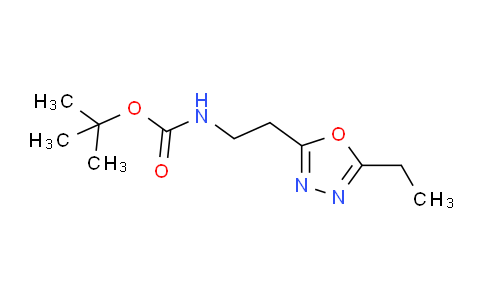 CAS No. 952233-23-7, N-Boc-2-(5-ethyl-1,3,4-oxadiazol-2-yl)ethylamine