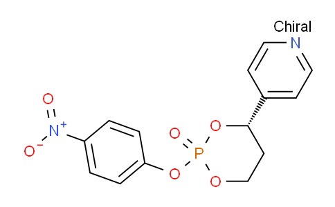 CAS No. 685111-88-0, (2R,4S)-2-(4-Nitrophenoxy)-4-(4-pyridyl)-1,3,2-dioxaphosphinane 2-Oxide