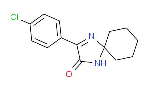 CAS No. 923975-81-9, 3-(4-Chlorophenyl)-1,4-diazaspiro[4.5]dec-3-en-2-one
