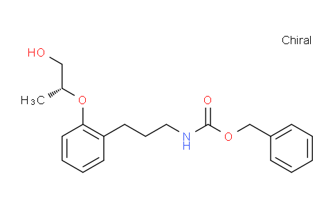 CAS No. 874336-15-9, (R)-Benzyl (3-(2-((1-hydroxypropan-2-yl)oxy)phenyl)propyl)carbamate