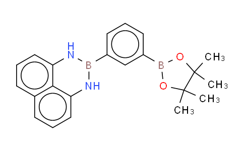 CAS No. 950511-17-8, 2,3-Dihydro-2-[3-(4,4,5,5-tetramethyl-1,3,2-dioxan-2yl)phenyl]-1H-naphtho[1,8-de][1,3,2]diazaborinine
