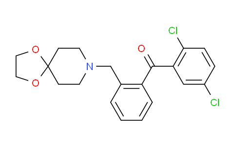 898756-54-2 | (2-(1,4-Dioxa-8-azaspiro[4.5]decan-8-ylmethyl)phenyl)(2,5-dichlorophenyl)methanone