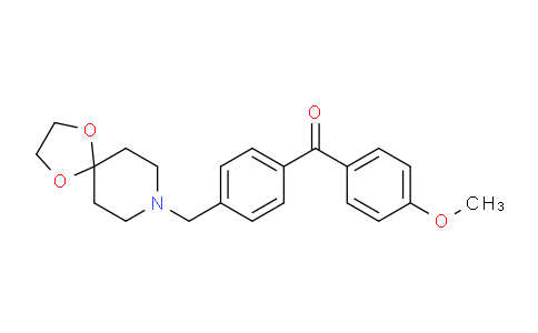 CAS No. 898757-55-6, (4-(1,4-Dioxa-8-azaspiro[4.5]decan-8-ylmethyl)phenyl)(4-methoxyphenyl)methanone