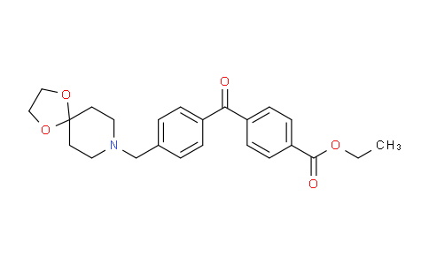 CAS No. 898757-70-5, Ethyl 4-(4-(1,4-dioxa-8-azaspiro[4.5]decan-8-ylmethyl)benzoyl)benzoate