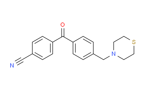 898782-46-2 | 4-Cyano-4'-thiomorpholinomethyl benzophenone