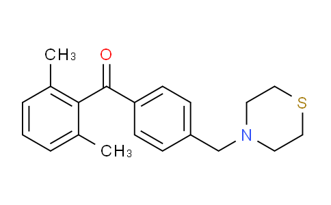 CAS No. 898782-77-9, 2,6-Dimethyl-4'-thiomorpholinomethyl benzophenone