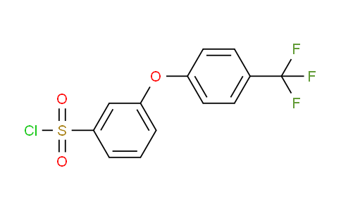 CAS No. 882014-01-9, 3-(4-(Trifluoromethyl)phenoxy)benzene-1-sulfonyl chloride