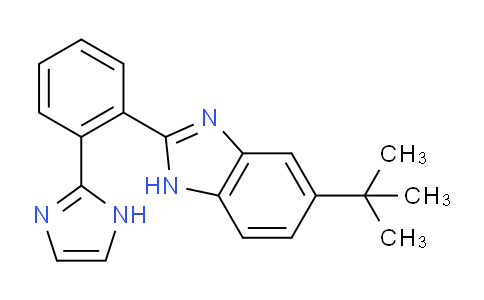 CAS No. 824394-94-7, 2-(2-(1H-Imidazol-2-yl)phenyl)-5-(tert-butyl)-1H-benzo[d]imidazole