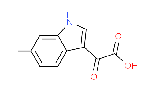 CAS No. 913320-98-6, 2-(6-Fluoro-3-indolyl)-2-oxoacetic Acid