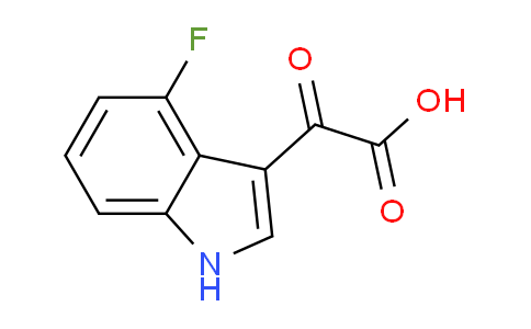 CAS No. 913321-00-3, 2-(4-Fluoro-3-indolyl)-2-oxoacetic Acid