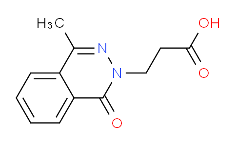 CAS No. 91393-18-9, 3-(4-Methyl-1-oxophthalazin-2(1H)-yl)propanoic acid