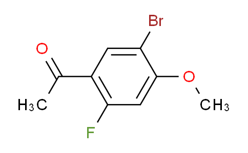 CAS No. 914221-54-8, 1-(5-Bromo-2-fluoro-4-methoxyphenyl)ethanone