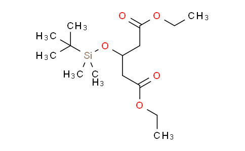 CAS No. 91424-39-4, Diethyl 3-(tert-Butyldimethylsilyloxy)glutarate