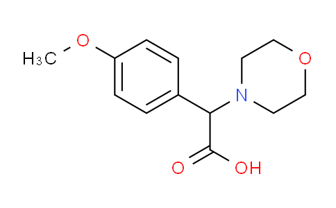 CAS No. 803637-78-7, 2-(4-METHOXYPHENYL)-2-MORPHOLINOACETIC ACID