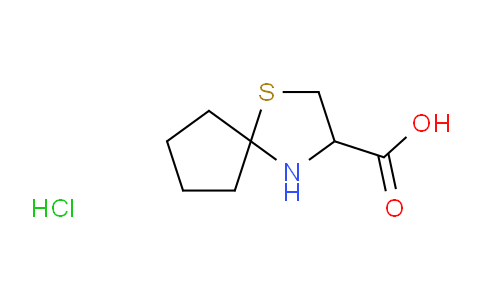 CAS No. 804425-95-4, 1-Thia-4-azaspiro[4.4]nonane-3-carboxylic acid hydrochloride