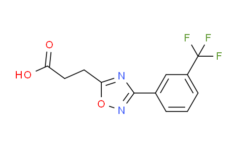 CAS No. 866018-88-4, 3-(3-(3-(Trifluoromethyl)phenyl)-1,2,4-oxadiazol-5-yl)propanoic acid